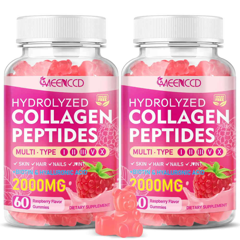 MEENCCD collagen gummies bottle front label