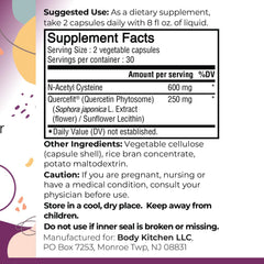 Quercetin (Quercefit) supplement detail