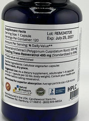 Mega Resveratrol used by research institutes worldwide