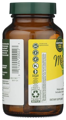Ingredients list including ashwagandha, magnesium glycinate, vitamin C