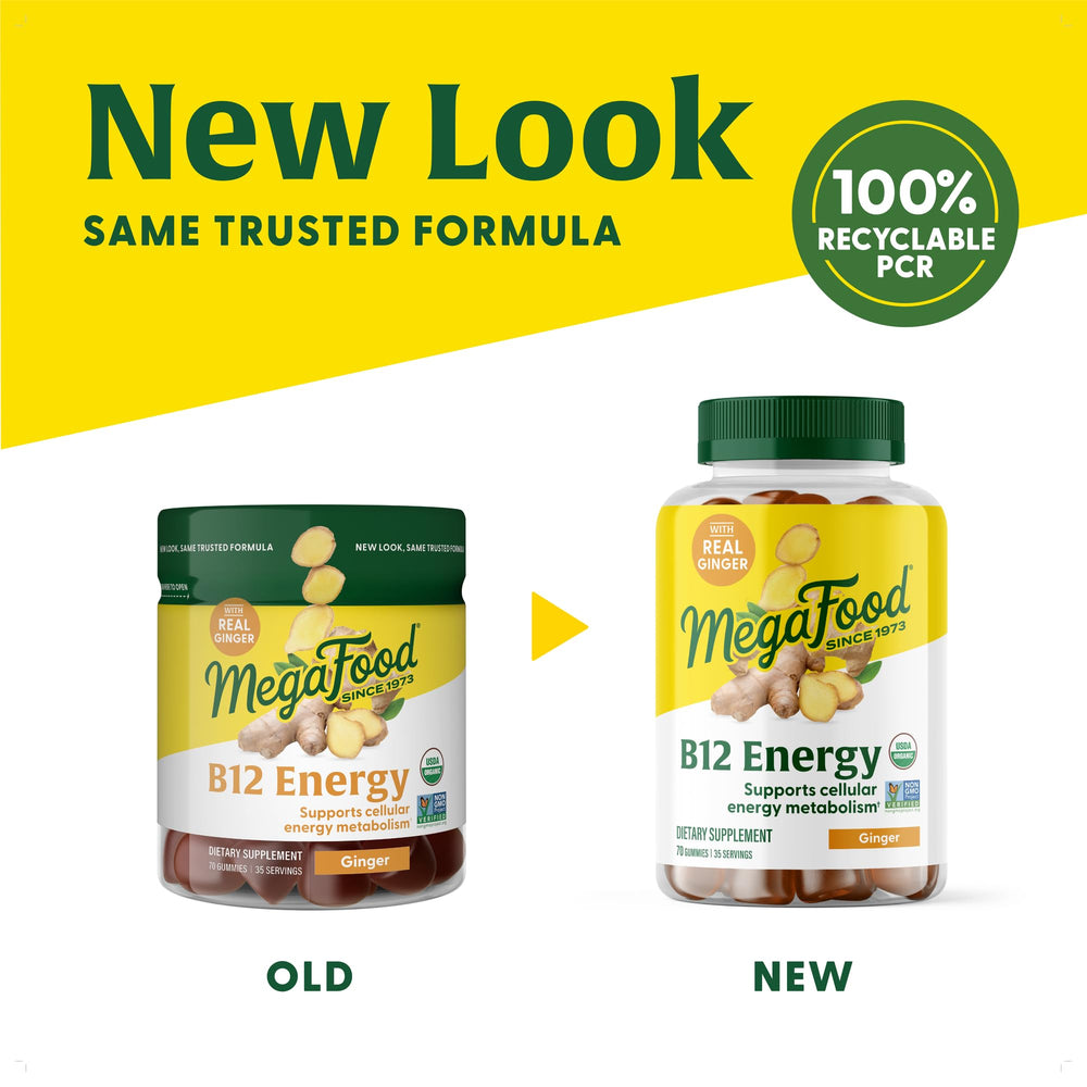 Ginger root ingredient in MegaFood B12 Energy Gummies