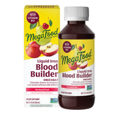 MegaFood Blood Builder Liquid Iron bottle, 7.7 fl oz, vegan iron supplement