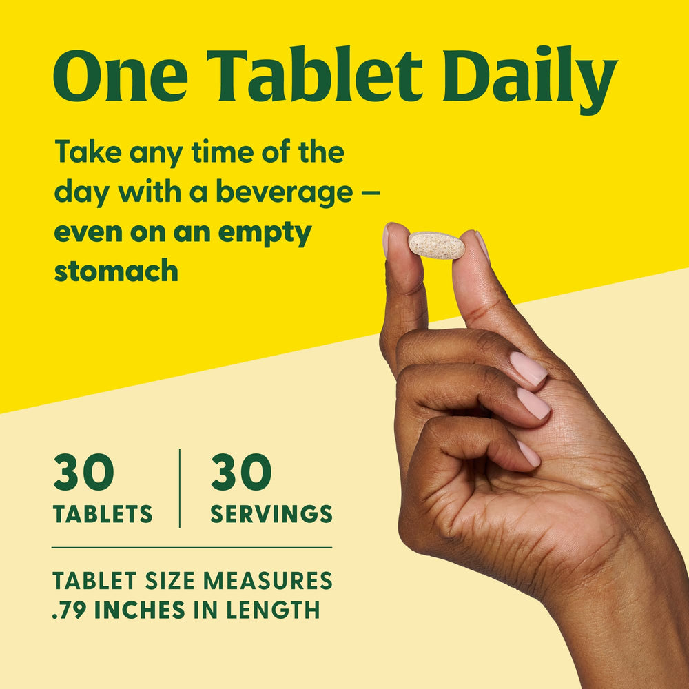 Bottle of MegaFood Complex C containing 30 tablets