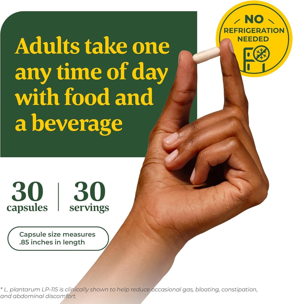 Gluten-free and vegetarian MegaFood probiotic label