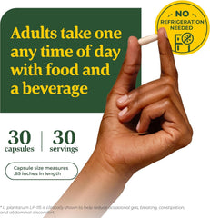 Gluten-free and vegetarian MegaFood probiotic label