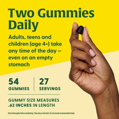 Non-GMO, gelatin-free labeling on elderberry immune support gummies