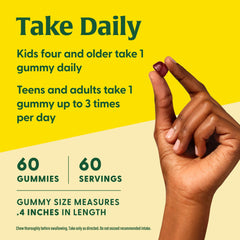 Kid-friendly gummies suitable for children over four