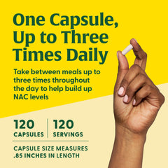 Vegan, non-GMO NAC supplement