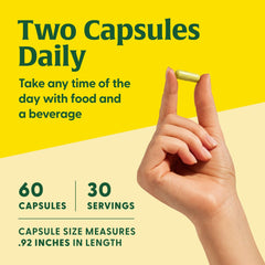 Ingredient highlights: Quercetin 500 mg and Bromelain 165 mg