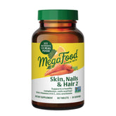 MegaFood Skin, Nails & Hair 2 bottle label
