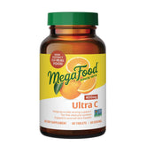 Front view of MegaFood Ultra C 400 mg bottle with 60 tablets
