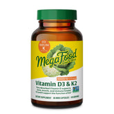 Bottle of MegaFood Vitamin D3 5000 IU with D3 and K2