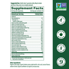 Front packaging of MegaFood Women's Multi Tangerine gummies