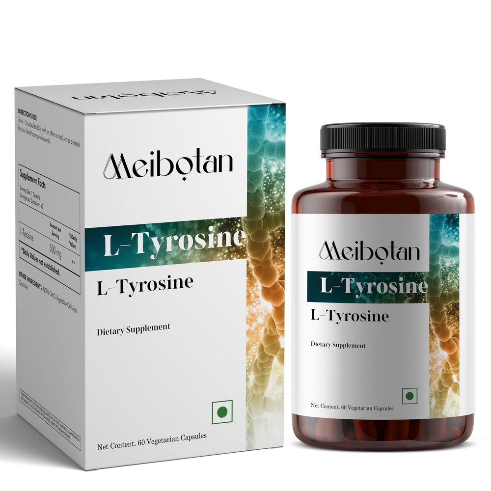 MEIBOTAN L Tyrosine 500mg bottle label