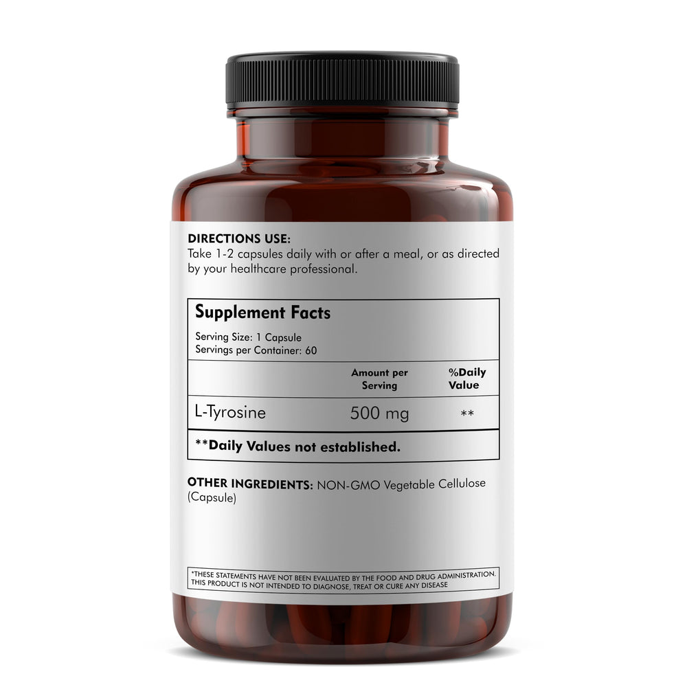 L-Tyrosine 500mg capsules
