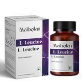 Meibotan L-Leucine bottle label with 2000mg per serving
