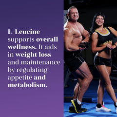 Sealed bottle of Meibotan L-Leucine 2000mg capsules