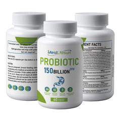 Digestive enzymes and probiotic capsules illustrating digestive support
