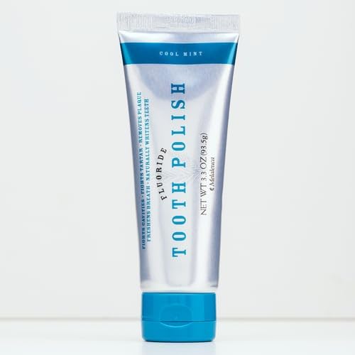 Melaleuca Fluoride Tooth Polish Paste Cool Mint 3.3oz packaging front