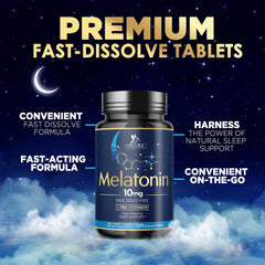 Travel-friendly melatonin bottle for nightly routine