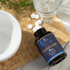 Supplement facts label on bottle and packaging