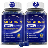 Bottle of melatonin 20mg gummies for adults