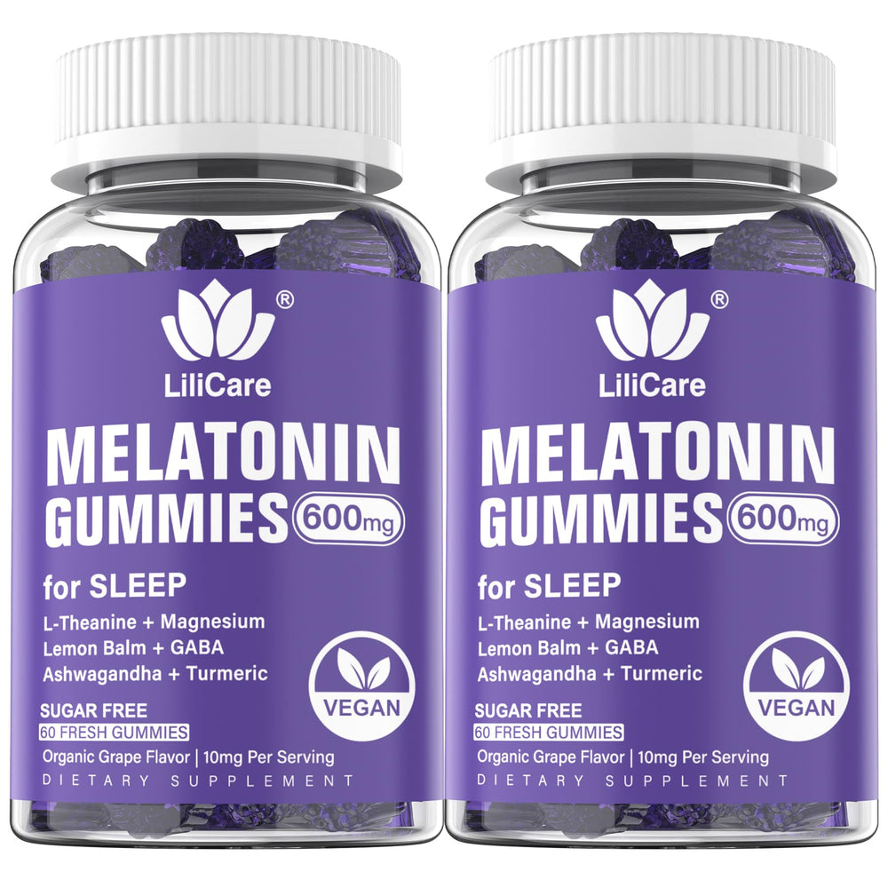 Melatonin 20mg Gummies grape flavor, two-pack