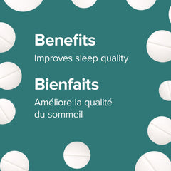 Supplement facts and ingredients for Melatonin tablets