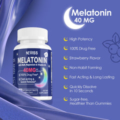 USA-made melatonin 40mg in manufacturing facility