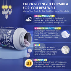 Herbal blend includes Ashwagandha, Lemon Balm, Passionflower, Chamomile