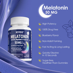 Sugar-free, vegan-friendly Melatonin supplement