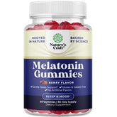 Bottle of Melatonin 5mg Gummies Berry Sleep - halal and gelatin-free