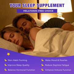 Herbal blend with Passionflower and 5-HTP bottles