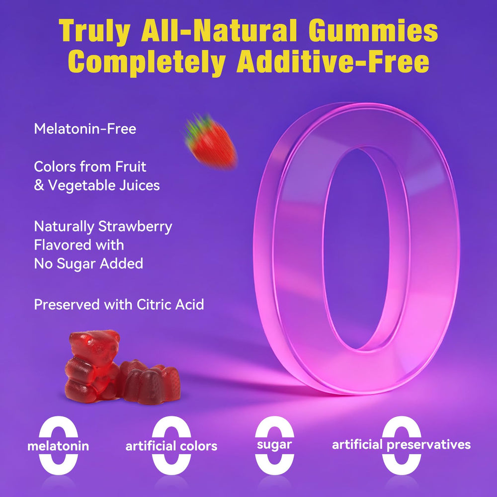 Nighttime sleep routine with gummies and a glass of water