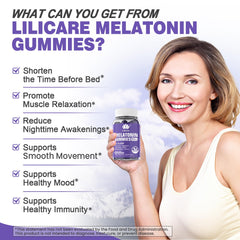 Daily sleep-support gummies for circadian rhythm