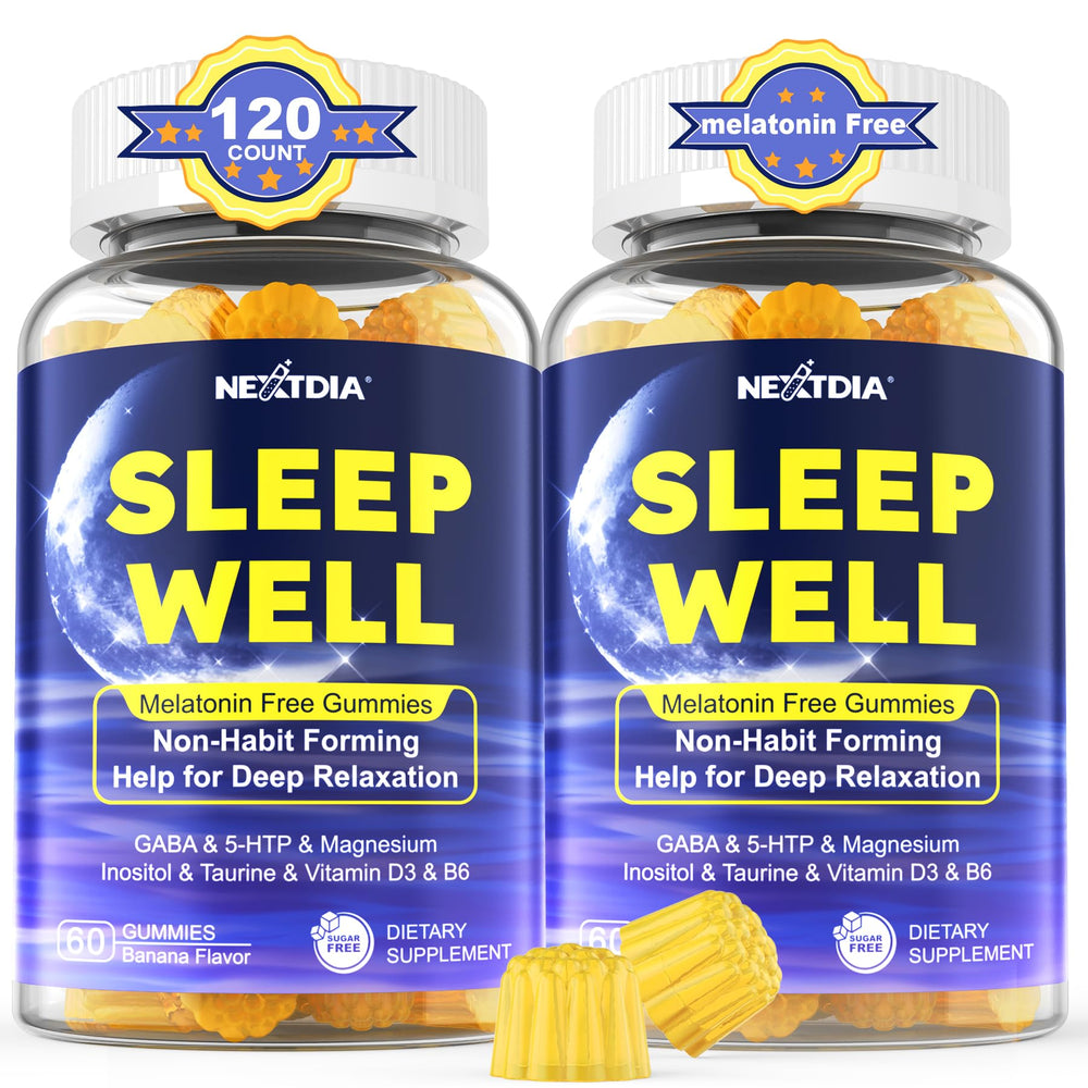 Melatonin-free sleep gummies bottle pack 1
