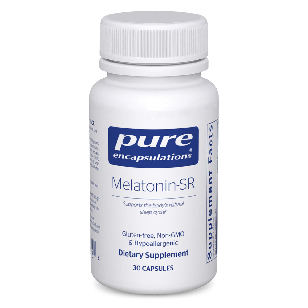 Pure Encapsulations Melatonin-SR bottle on white background