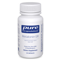 Pure Encapsulations Melatonin-SR bottle on white background