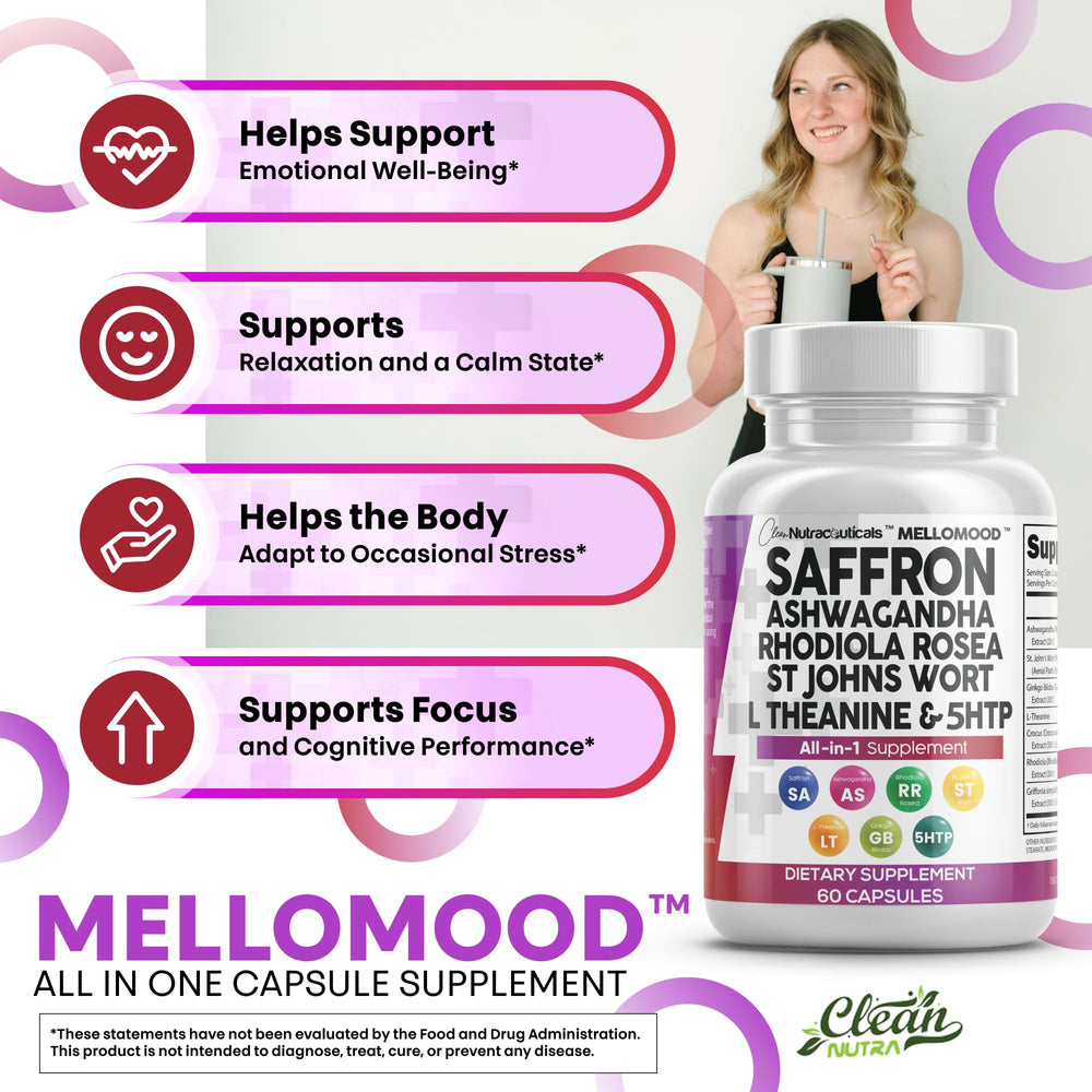 Mellomood mood-support capsules for men and women