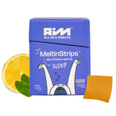 Hero image showing MeltinStrips packaging and strips