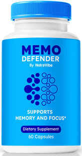 Memo Defender Pills bottle front view