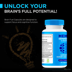 Capsules of Memo Defender Pills close-up