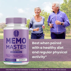 Supplement ingredients concept for Memo Master