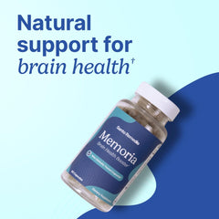 Close-up of Memoria product label