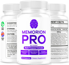 Memorion Pro 3 months supply visual