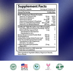 Non-GMO vegan memory booster made in the USA packaging