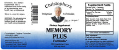 Memory Plus capsules arranged in a row