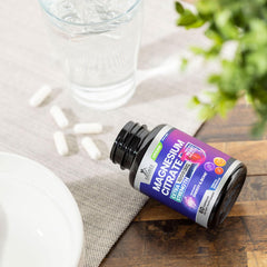 Adults (men and women) benefiting from magnesium citrate supplement
