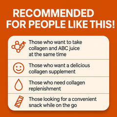 Individual collagen jelly sticks packaging