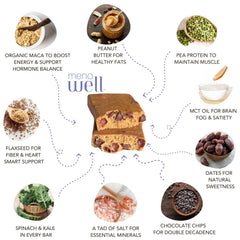 MenoWell bar pairs with workouts to support post exercise energy and fullness.